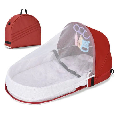 Baby Soft Portable Baby Nest Crib Sleeping Bed with Mosquito