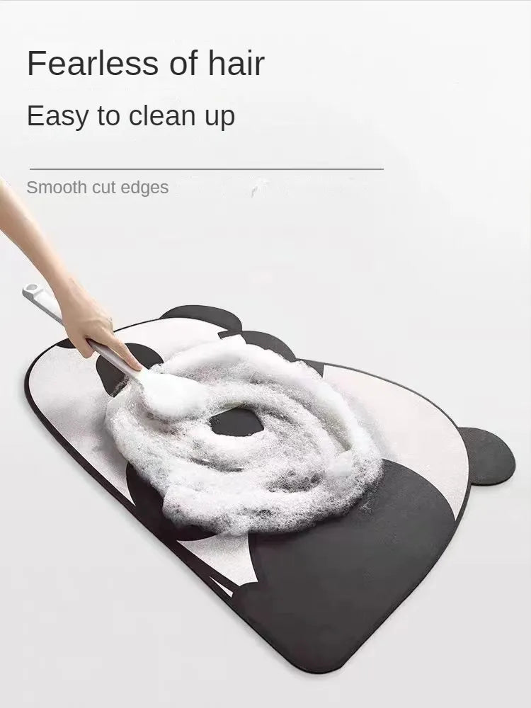 Cute cartoon Quick-Drying Bathroom Mat