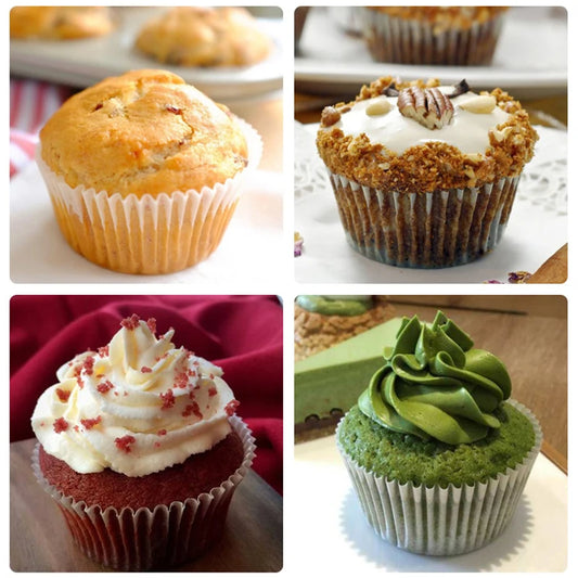 Antihaftbeschichtete Muffin-Backform aus Silikon mit 12 Mulden