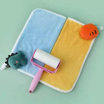 Cute Hand Towels for Kids, Baby Microfiber Fingertip Towels