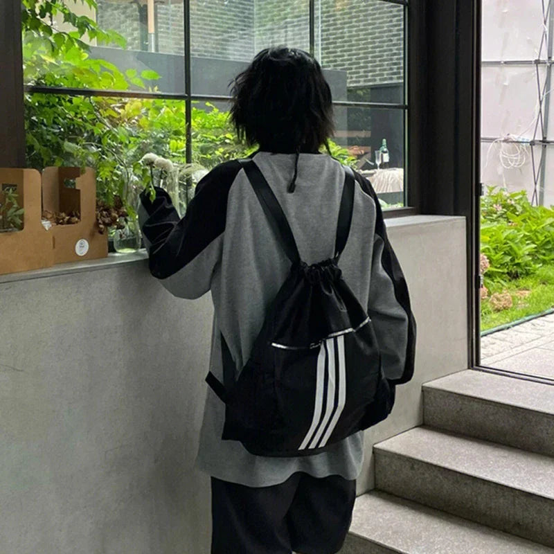 Sweat-shirt à manches longues pour femmes, pull gris Harajuku