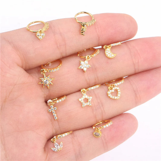Women's Stainless Steel Helix Piercing Nose Rings