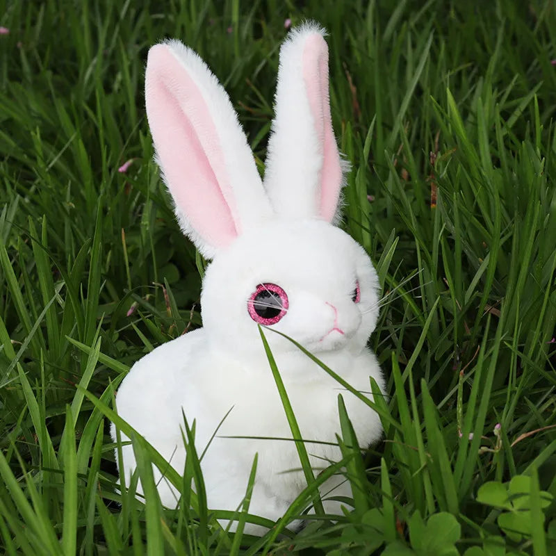 Realistic Simulation Rabbit Plush Toy – Cute Soft Easter Bunny Stuffed Animal