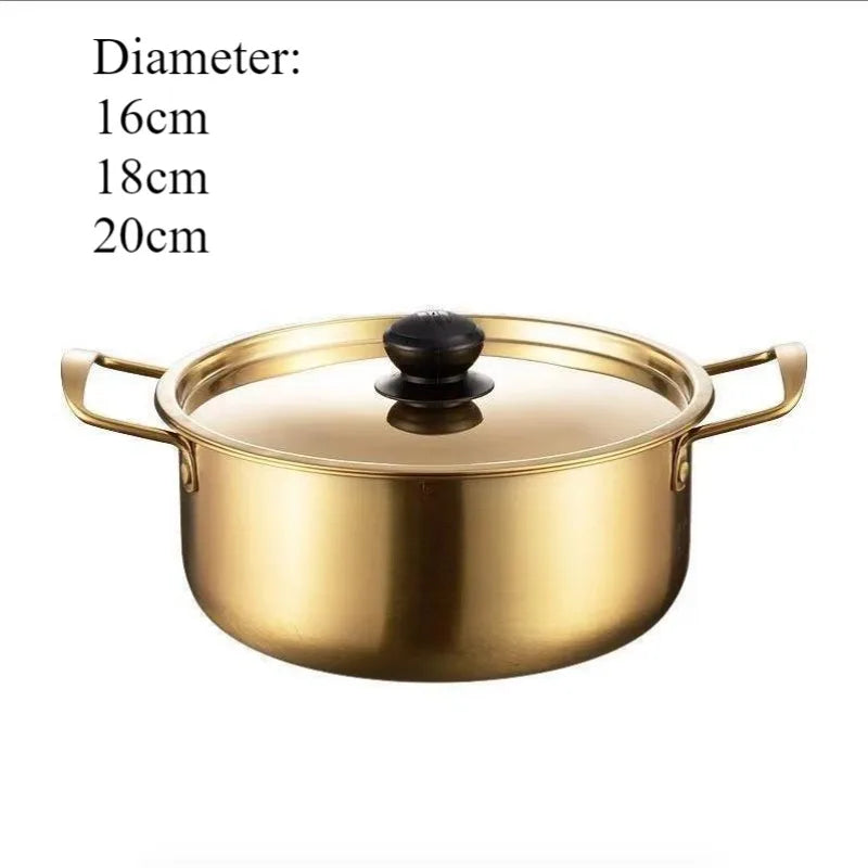 Pot de nouilles ramen coréennes à chauffage rapide