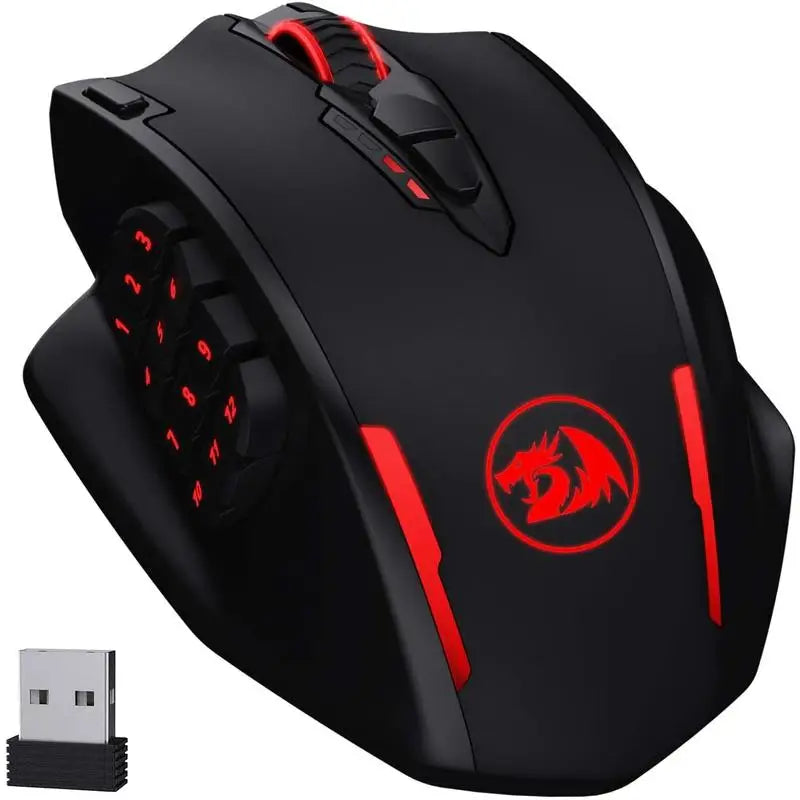 M913 Gaming-Maus, 16000 DPI, kabelgebunden, 2,4 GHz, kabellos, RGB, optische Gamer-Mäuse, 16 programmierbare Tasten