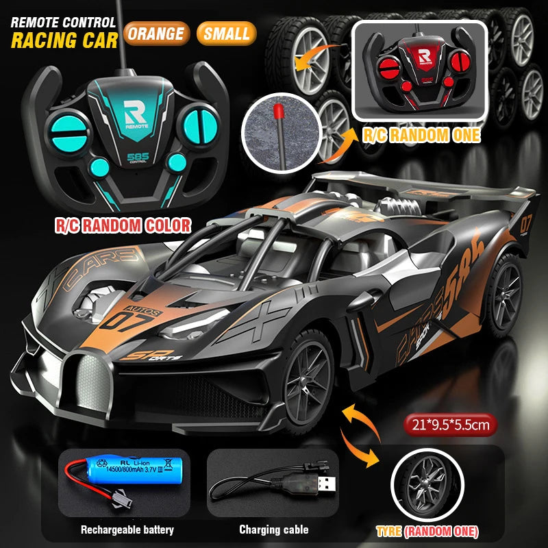 Led Light Sports Electric RC Racing Car Toy