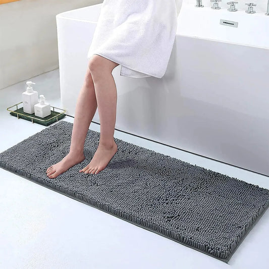 Machine-washable Snow-Resistant Plush Bath Mat