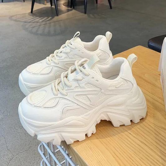 White Platform Sneakers for Women