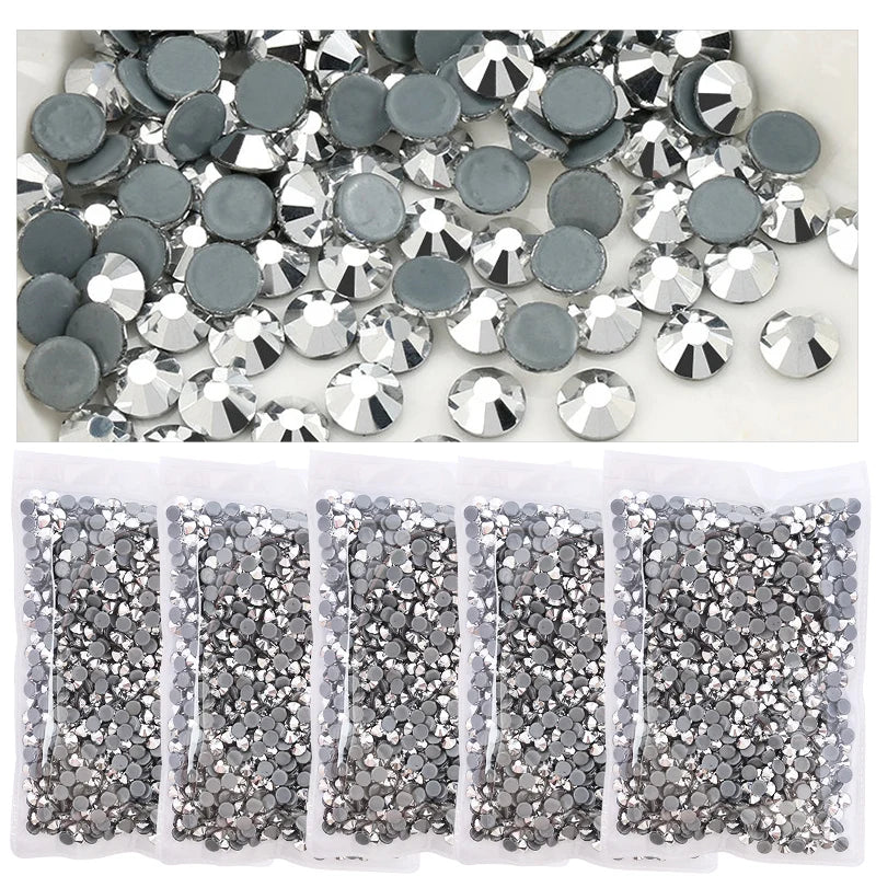 Strass pailletés à dos plat pour nail art, accessoires de décoration pour robe