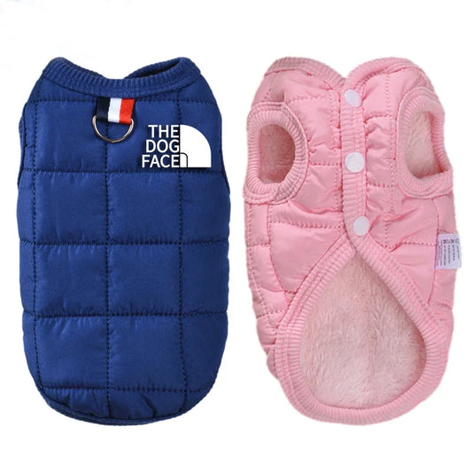 Manteau d'hiver pour chien en polaire chaude et imperméable de créateur