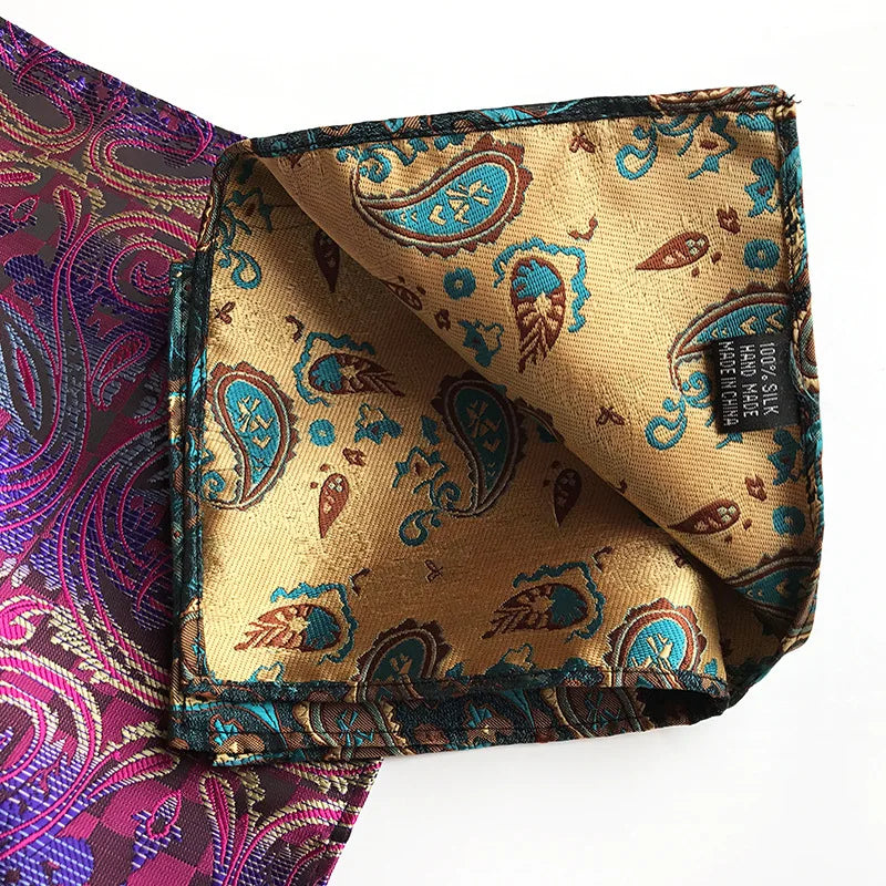 Men's Pocket Square Silk Handkerchief