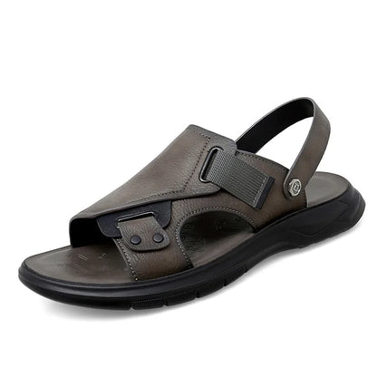 Men's Casual Outdoor Shoes - Breathable Leather Sandals