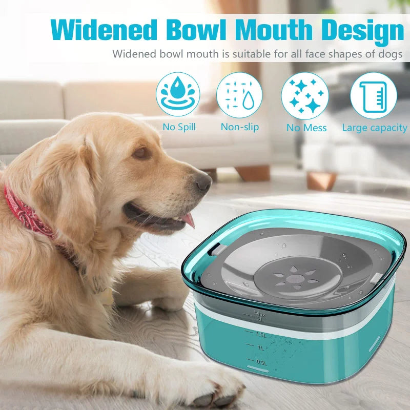 2L Dog Water Bowl - Pet Water Dispenser