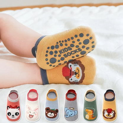 Baby Boys Girls Soft Cotton Socks Non-slip Soft Breathable Socks