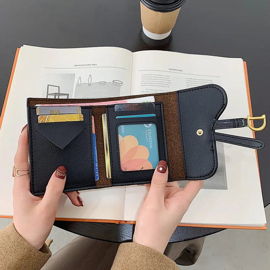 Women’s Long Folding Wallet – Retro Stone Pattern Leather Card Holder & Coin Purse Clutch