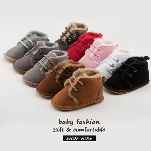 Winter Warm Cotton Anti-slip Sole Toddler Shoes