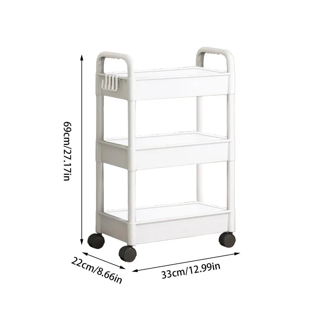Multi-Storey Storage Rack with Wheels