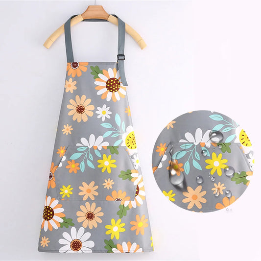 Waterproof Cotton Kitchen Apron For Men & Women