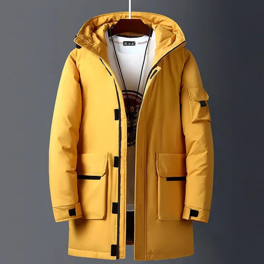 Mens Warm Casual Hooded Jackets