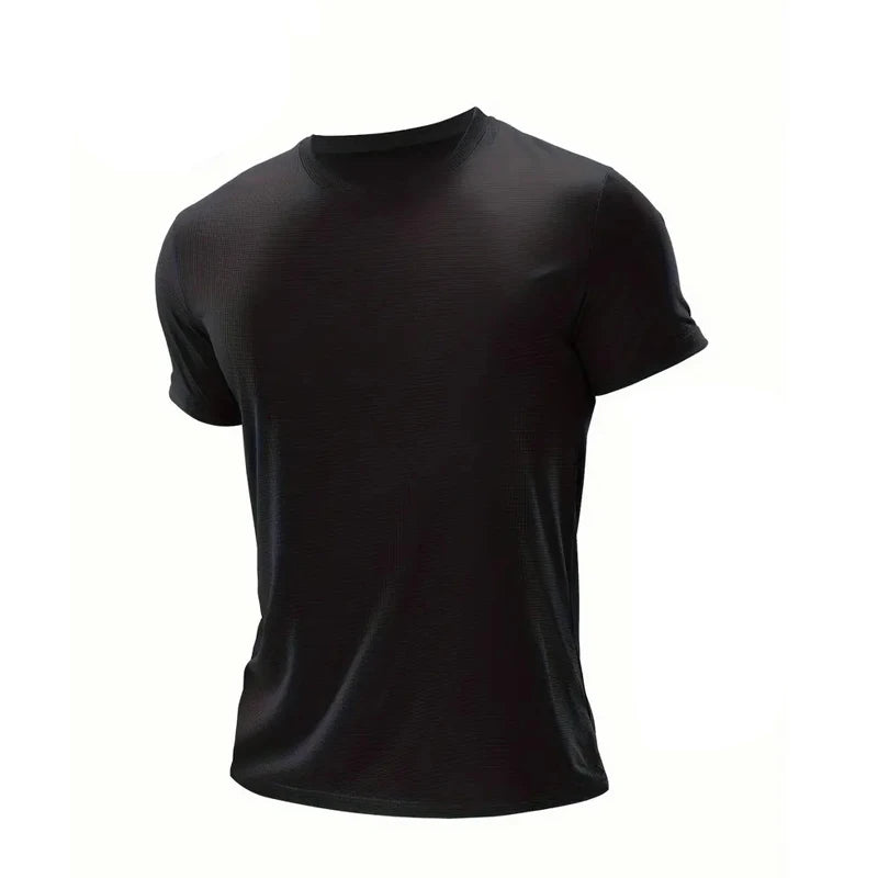 Men's Quick Dry Short Sleeve Gym T-Shirt
