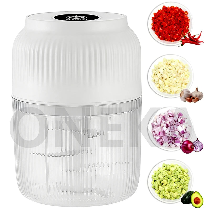 USB Mini Food Chopper Portable Garlic Masher & Meat Grinder