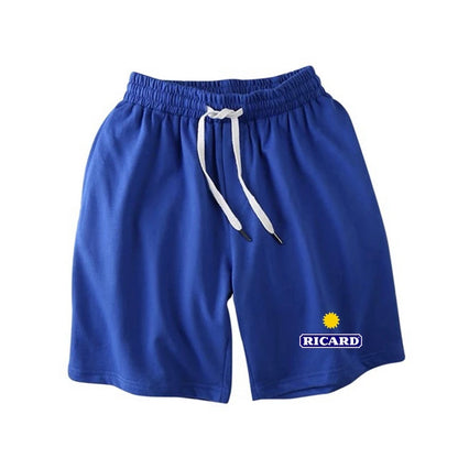 Printed Cotton Casual Men's Beach Shorts