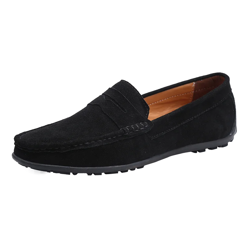 High-Quality Large Size Men's Leather Loafers