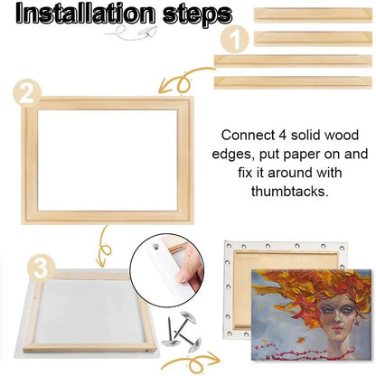 DIY Wood Canvas Frames for Painting