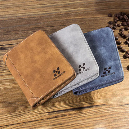 Men's PU Leather Wallet with Card/ID Holder