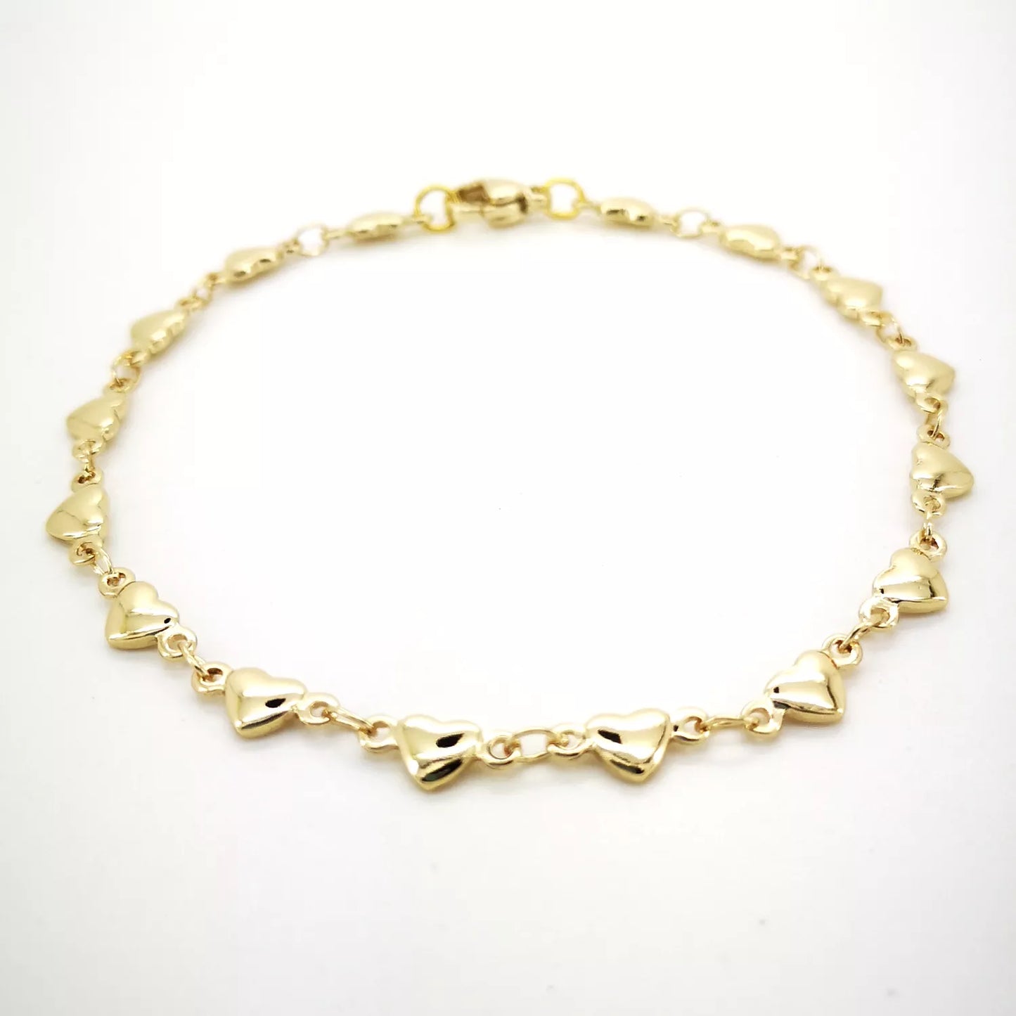 18K Gold High Polished Stainless Steel Anklets