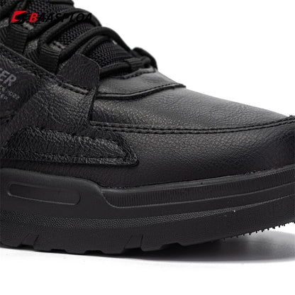 Leather Men's Walking Shoes - Running Sneaker