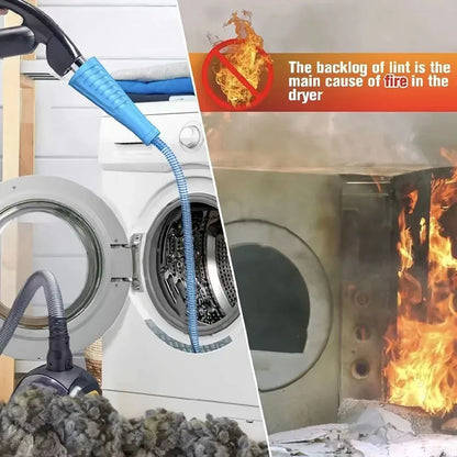 Bendable Vacuum Kit for Efficient Dryer Cleaning