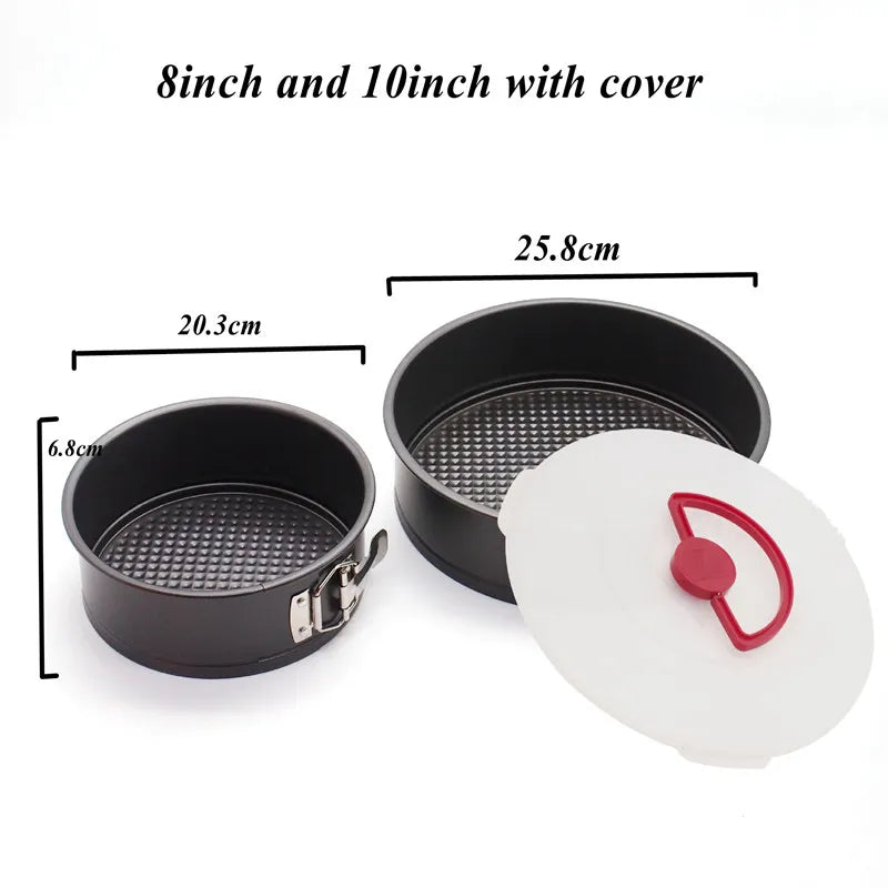 Non-Stick Metal Cake Pan with Removable Bottom