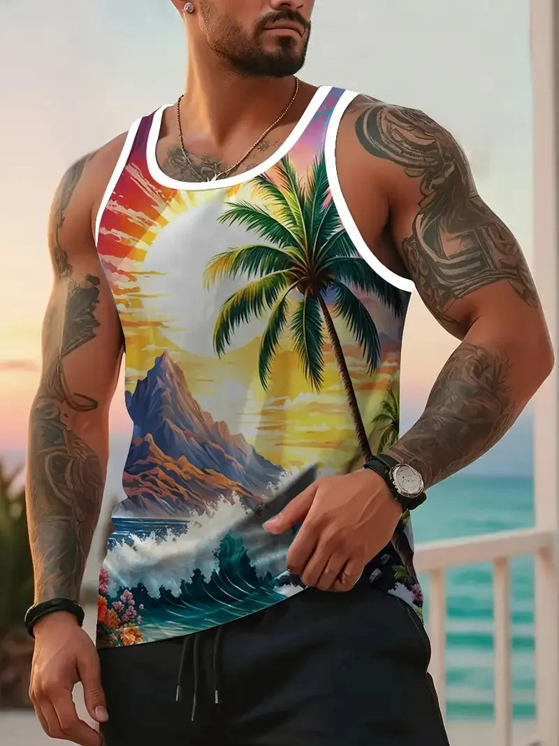 Ärmellose Fitness-Tanktops für Herren