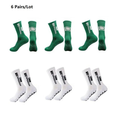 Mid-Calf Anti-Slip Sports Socks for Men