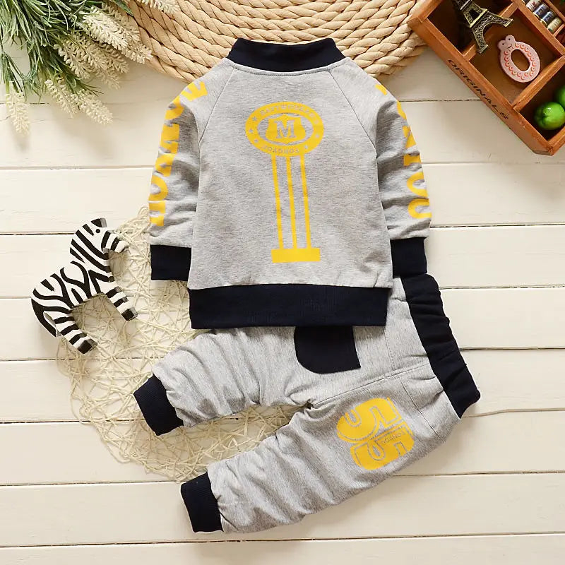 Baby Clothes Set Warm Suits Kids Baby Boys Jacket+pant