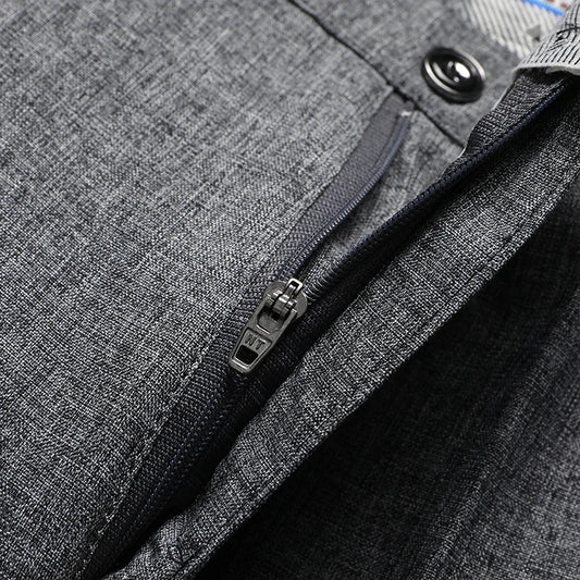 Men's Summer Elastic Straight Formal Pants