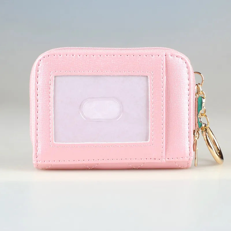 Pink Quilted Women Coins Wallets 6717
