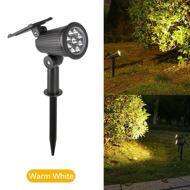 Adjustable Outdoor Waterproof Solar Power Spotlights