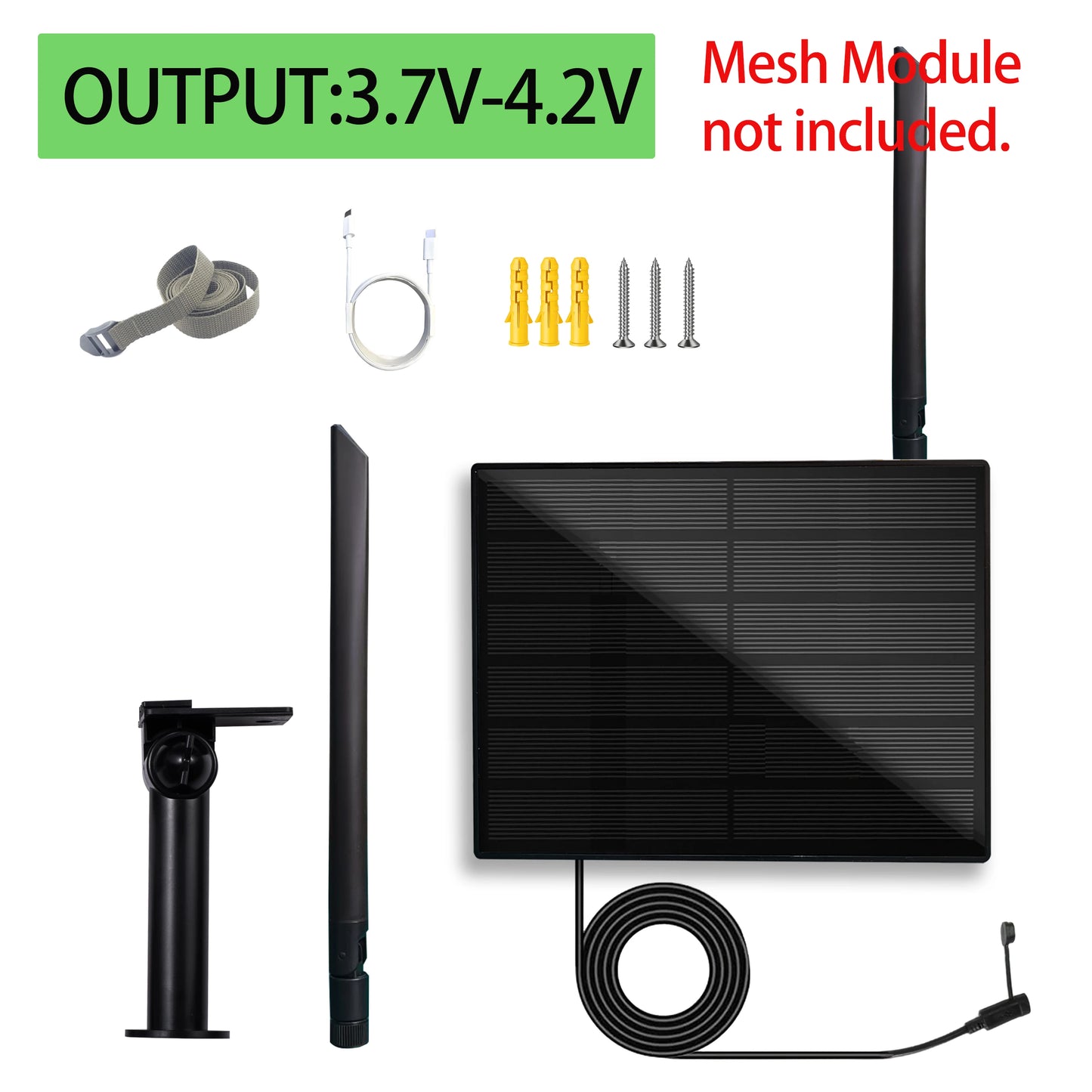 Outdoor Waterproof Wall Standing Solar Panel