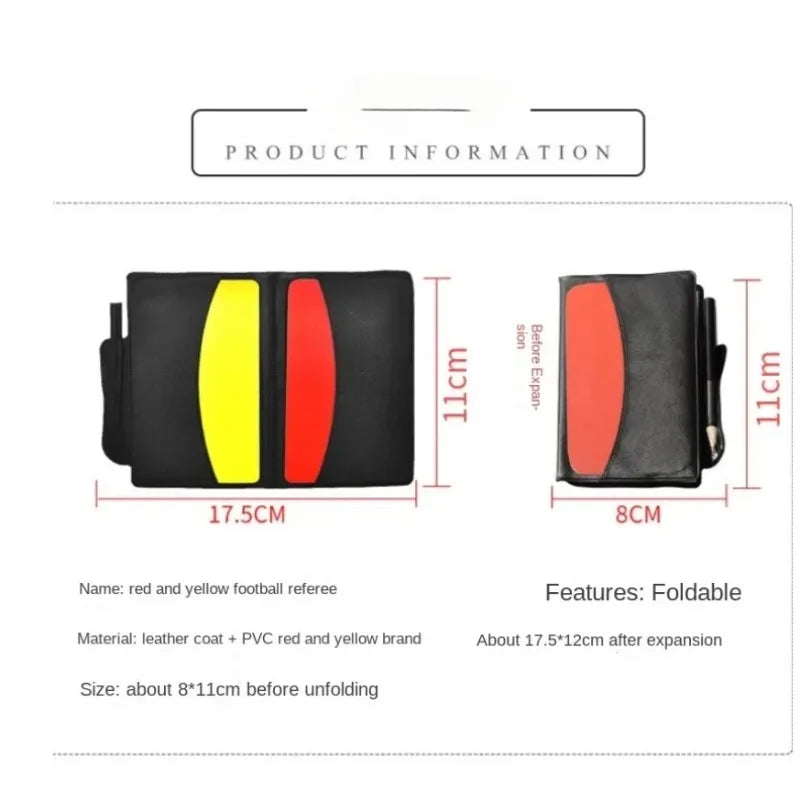 Fußball-Schiedsrichterkartenset, Spielberichtsheft