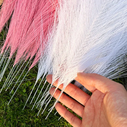 Artificial Pampas Grass Bouquet – Faux Reed Dried Flowers