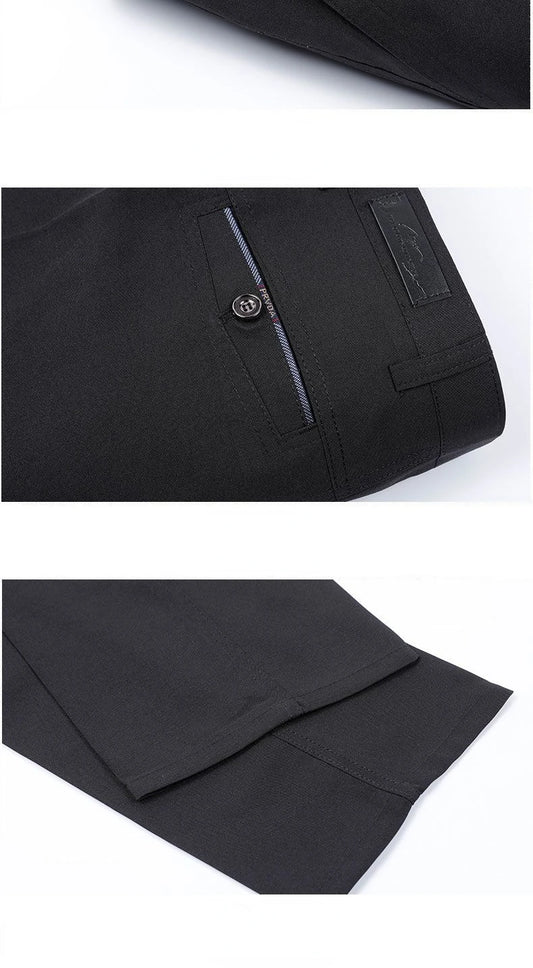 Summer High Waist Lightweight Men's Suit Pants