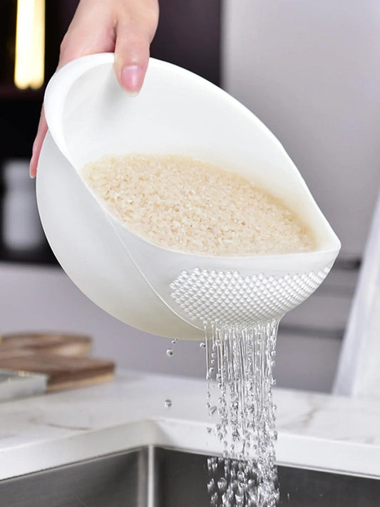 Rice Bowl Drain Basket - Silicone Colander