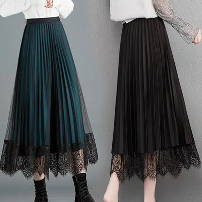 Women High Waist Tulle A Line Skirt