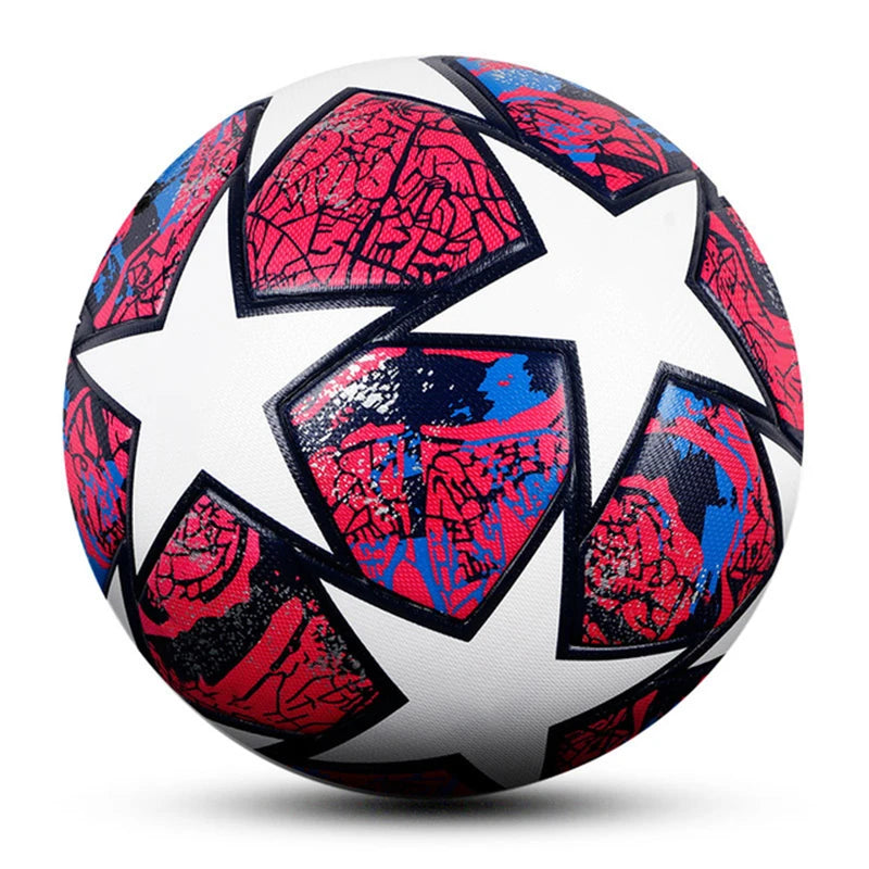 Professional Size 5 Red PU Soccer Balls
