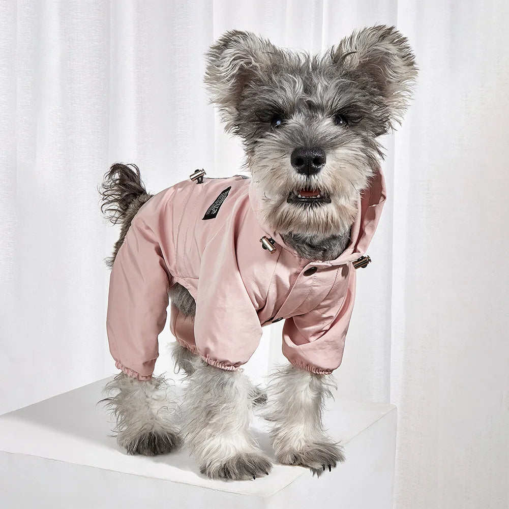 Dog Raincoat -   Pet Waterproof Jumpsuit