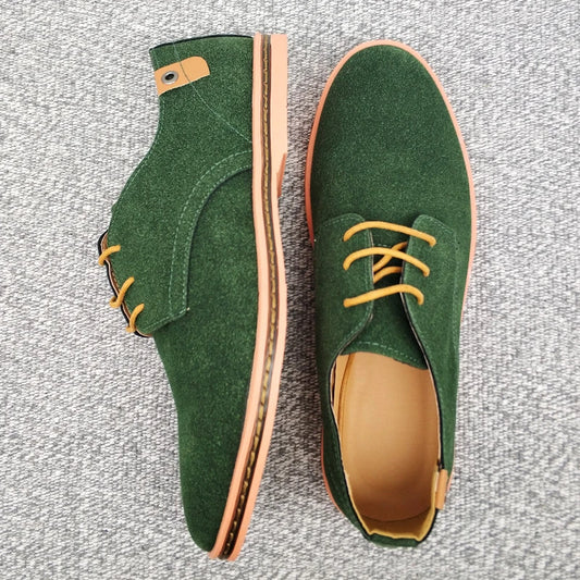 Men's Canvas Shoes with Soft Soles - Men's Oxford Sneakers