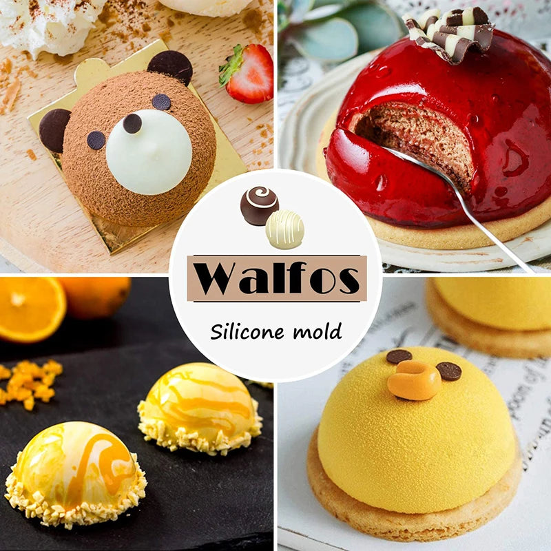 3D Silicone Sphere Baking Mold