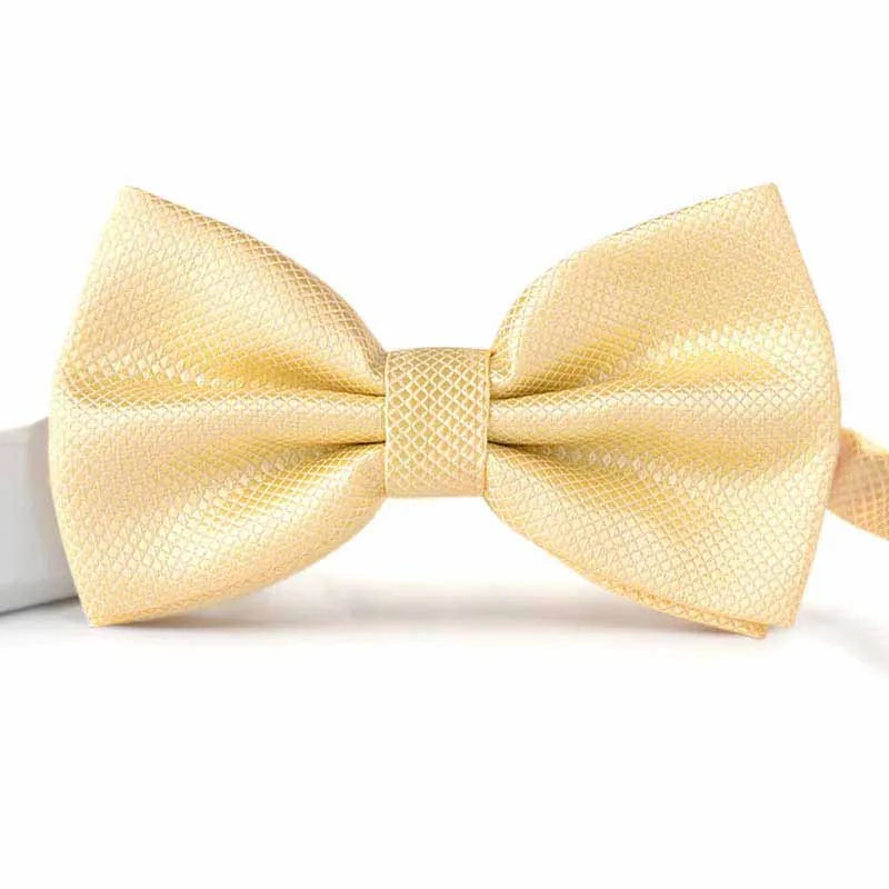 Men's Lightweight Solid Color Butterfly Bow Tie